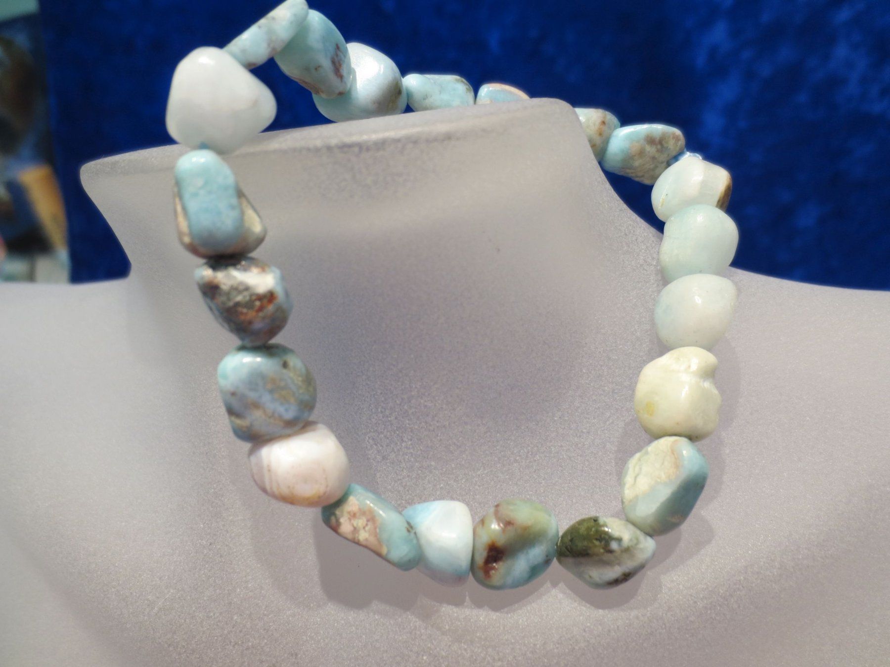 Bracciali & Braccialetti: Larimar Nuggets Armband – Nuovo (secondo la descrizione) da Zollikofen venduto da tayaa13 1