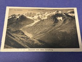 Vintage Swiss Alps Postcard - Mountain Scenery, 1919!