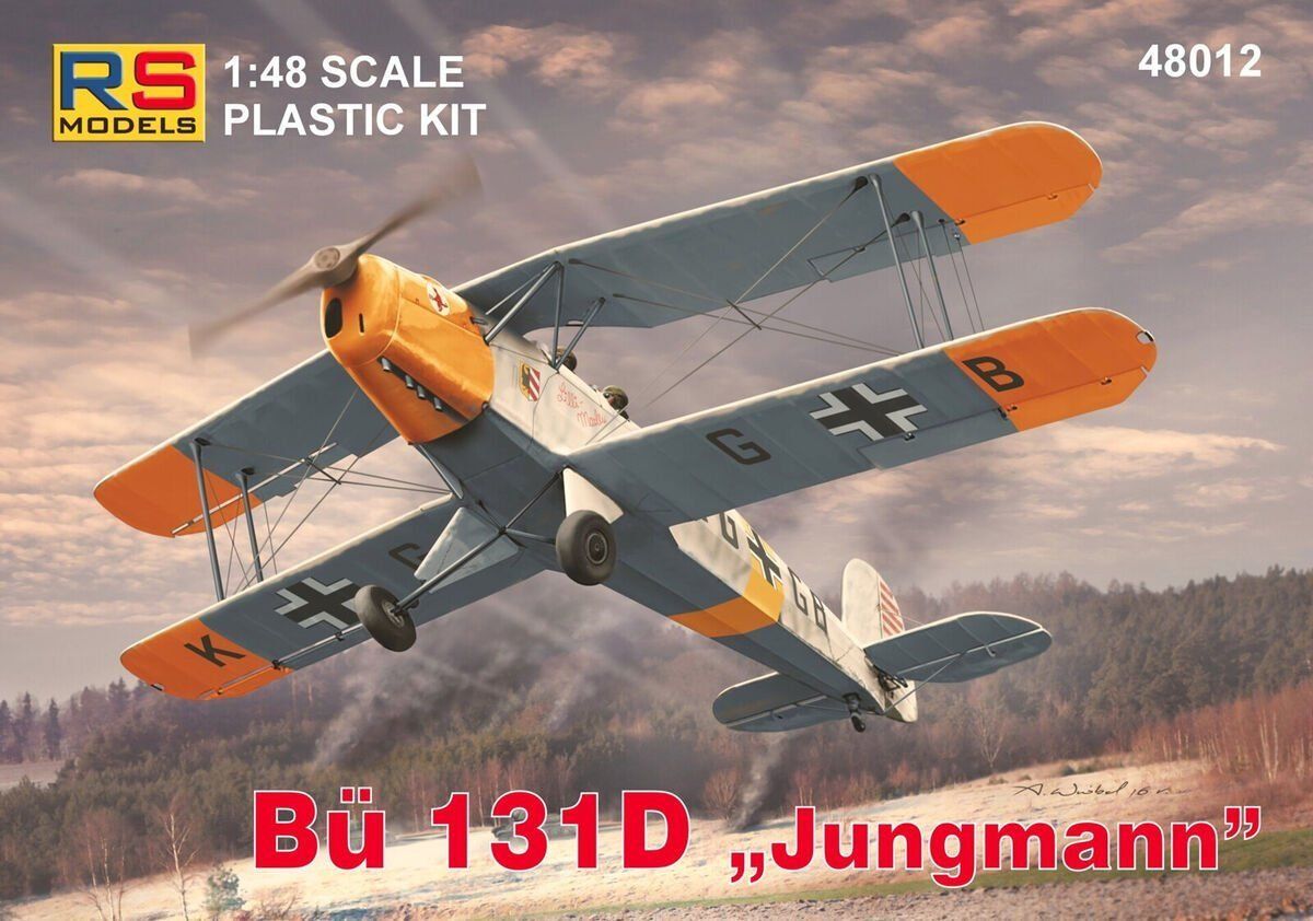 Kit di modellismo & Modellini statici: Bücker Bü 131 D Jungmann 1/48 – Nuovo e nell'imballaggio originale da Bözen venduto da jackieoh