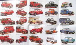 4 kleine Eligor Modellautokataloge von 1982