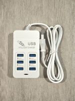 Chargeur USB intelligent 6 ports blanc neuf