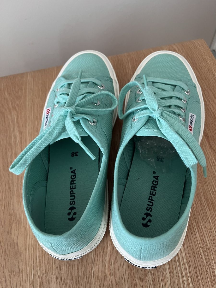 Superga Scarpe da donna: Baskets Superga - pointure 38 - Tiffany Blue – Usato da Lausanne venduto da Cupcake.vanille 5