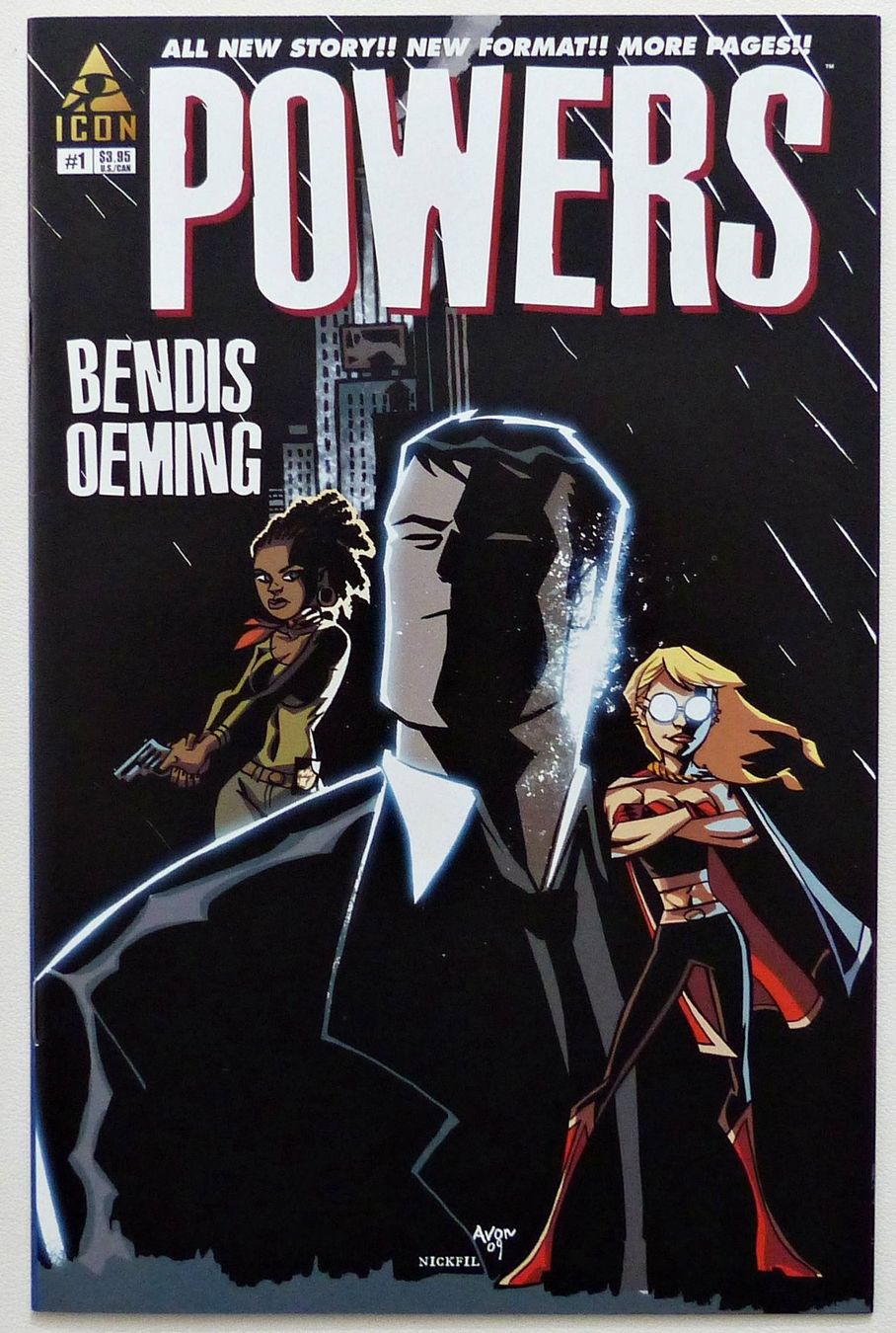 BD: POWERS #½ GOLD COVER CERTIFICATE AUTHENTICITY + #1 ICON 2009 – D'occasion à Lugano par YouWantUS 4