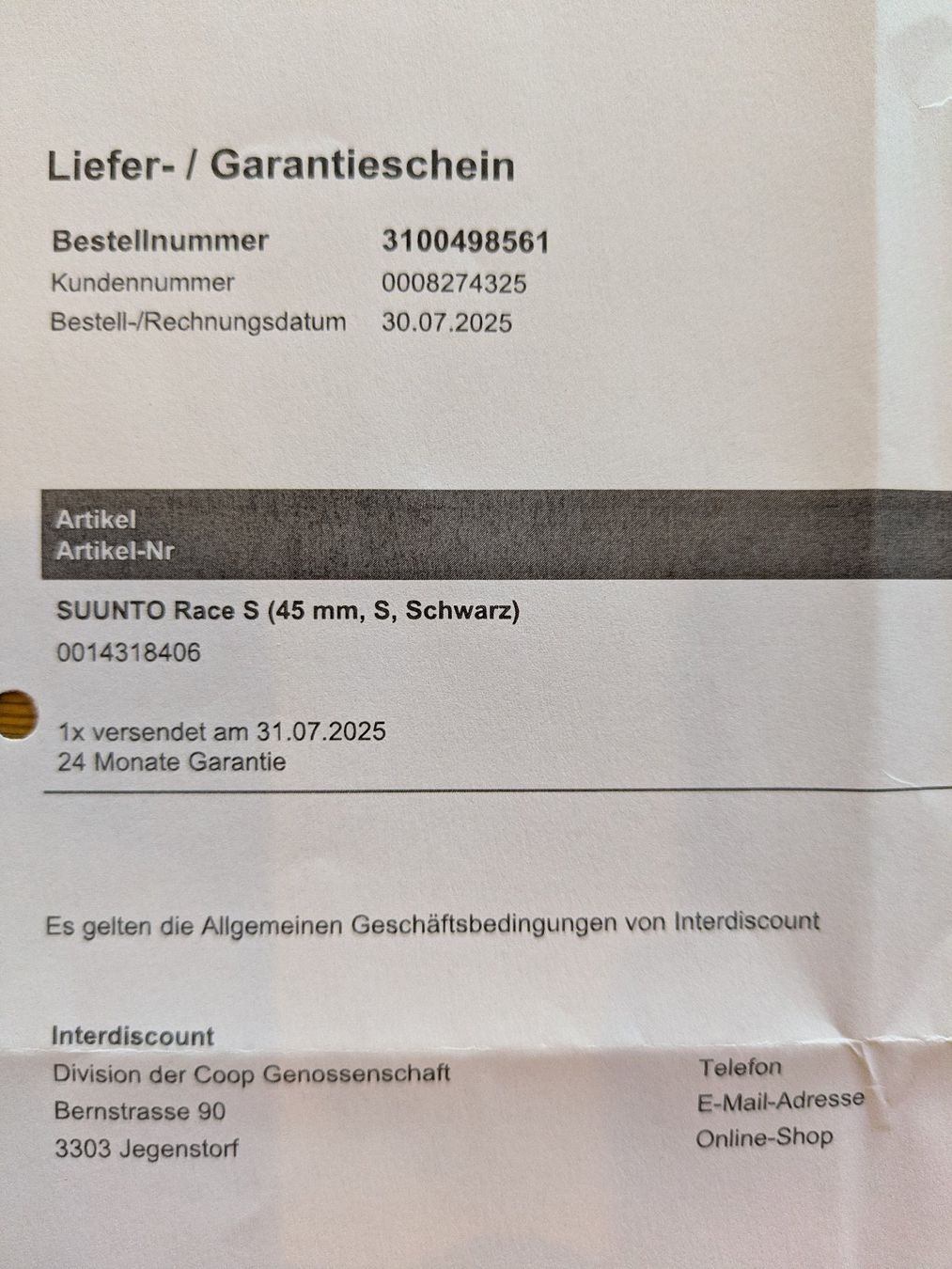 Suunto Smartwatch: SUUNTO Race S – Nuovo (secondo la descrizione) da Prez-Vers-Siviriez venduto da ollie79 5