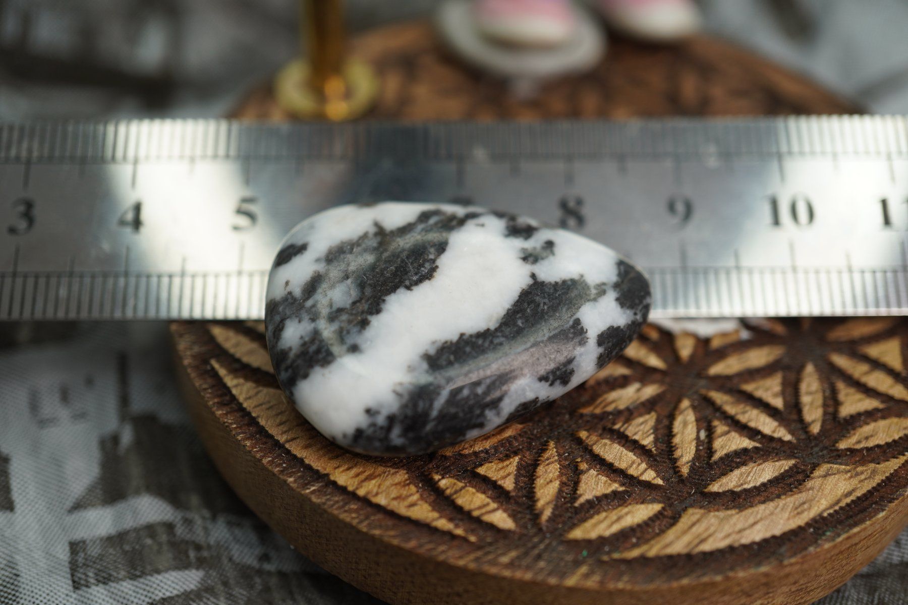 Mineralien & Heilsteine: Zebra Stone   Scheibenstein      ab 1.-    Aus  Räumung – Neu und originalverpackt aus Eschenbach SG von topstone 1