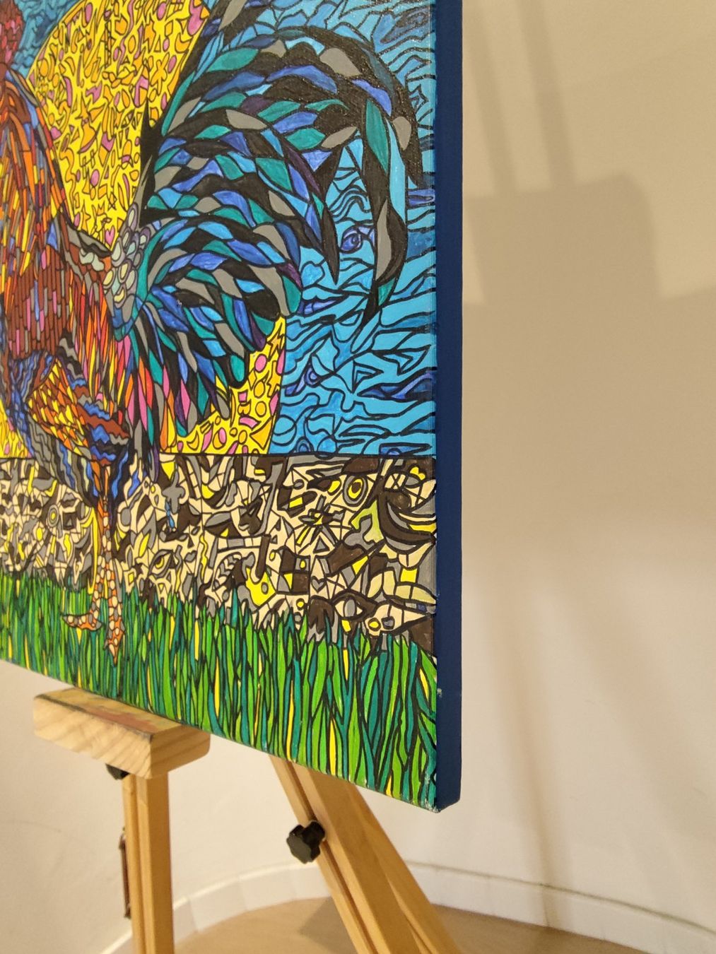 Dipinti: Acrylic Gemälde 50 x 50 cm – Nuovo (secondo la descrizione) da Bellikon venduto da MellonCollieMitTwint 2