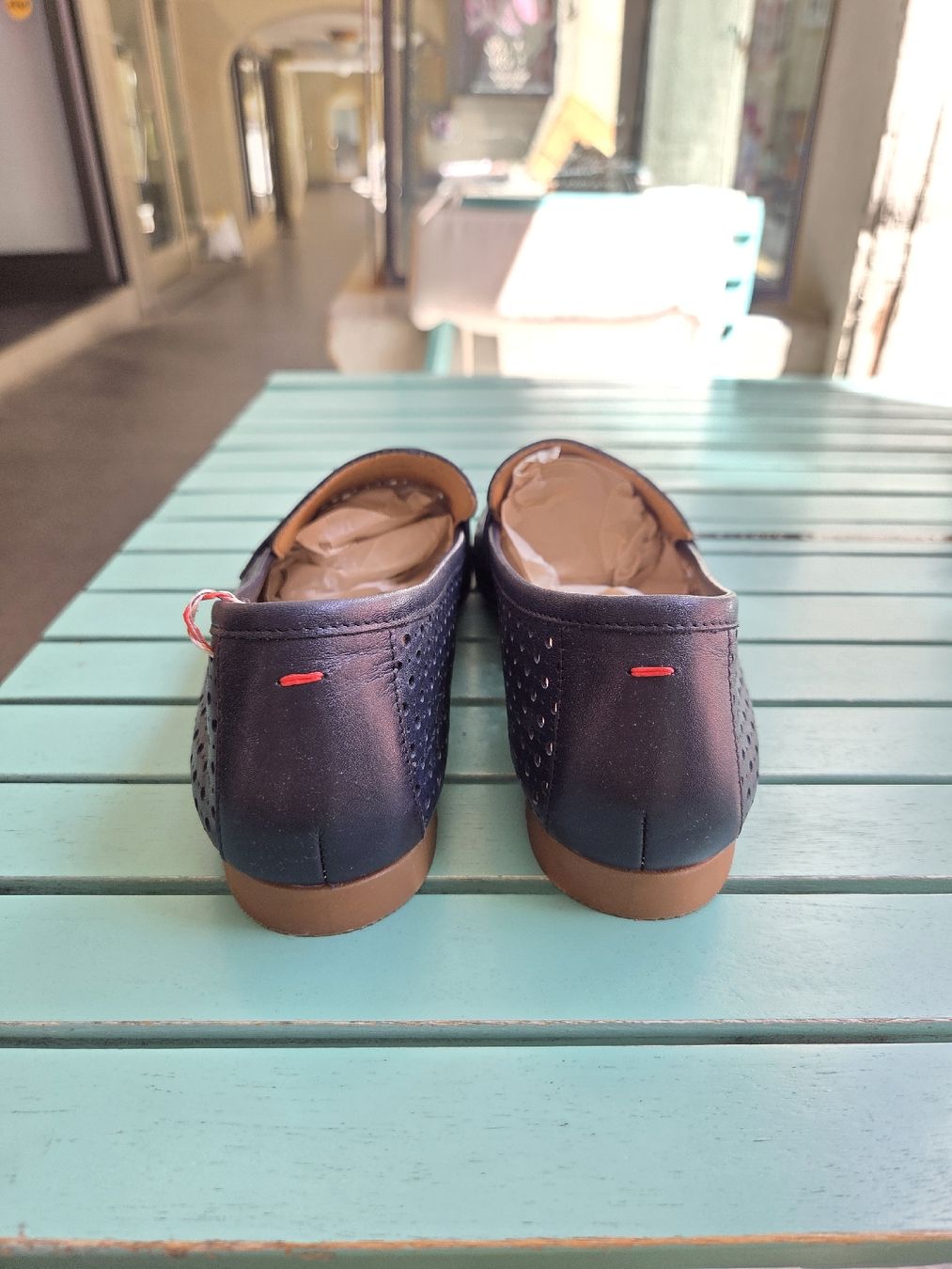 Lloyd Scarpe da donna: Lloyd Leder-Loafer Dunkelblau Gr. 41 – Usato da Bern venduto da -Aniko- 3