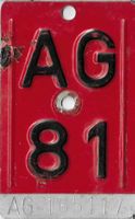 Velonummer AG 81