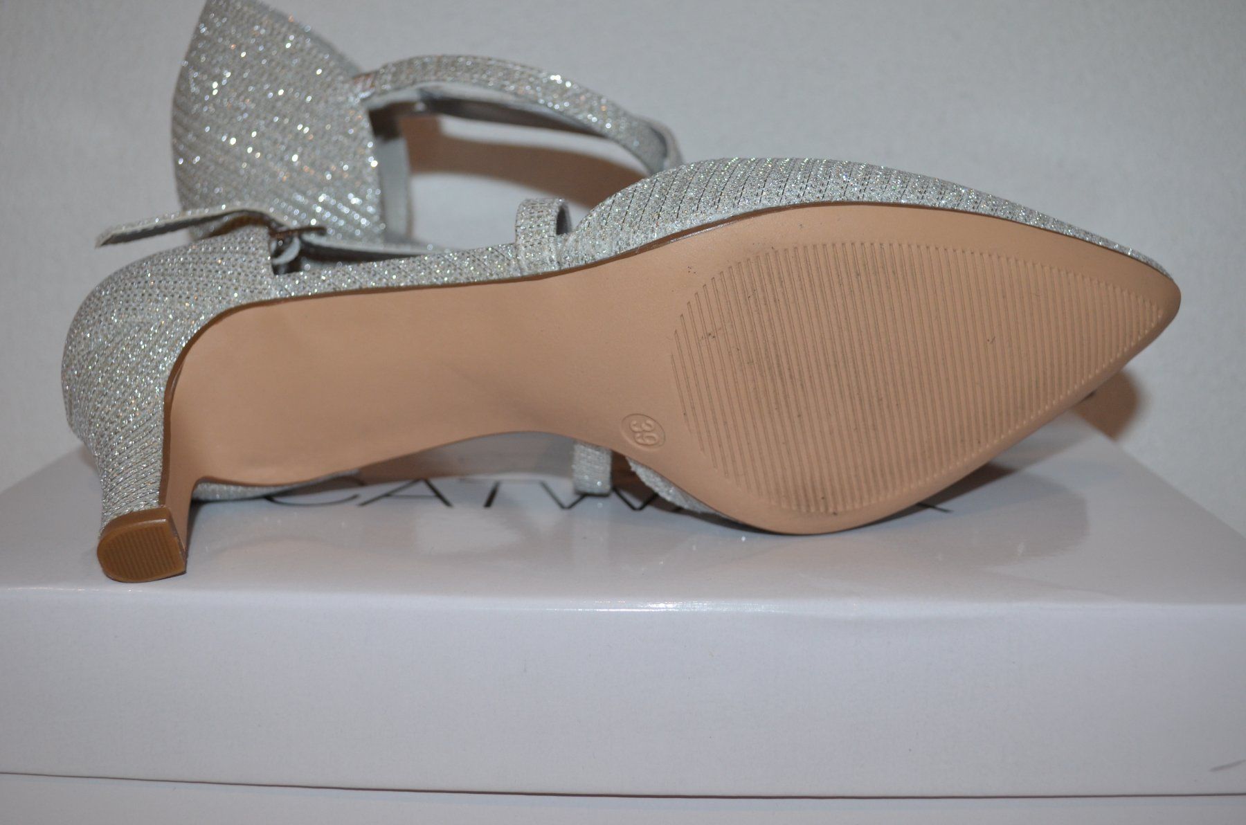 Scarpe da donna: Glitzer Pumps – Nuovo e nell'imballaggio originale da Triesen venduto da XSally 2