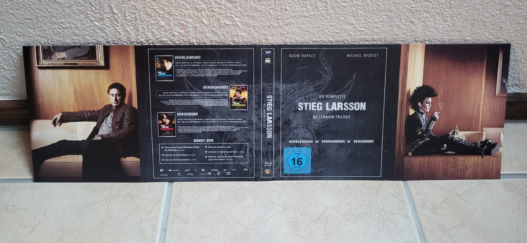 Tutti i DVDs: Blu Ray – Stieg Larsson Millennium Trilogie – Usato da Münsingen venduto da Heroism2010 3