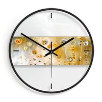 Wanduhr aus Glas Golden Eye Ø 30cm (neu, UVP 64.90 Fr.)