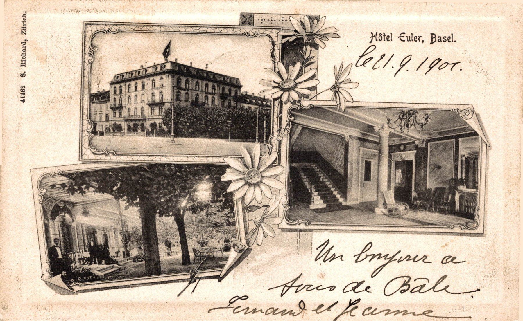 Cartes postales: Hôtel Euler, Basel – D'occasion à Bronschhofen par Astore