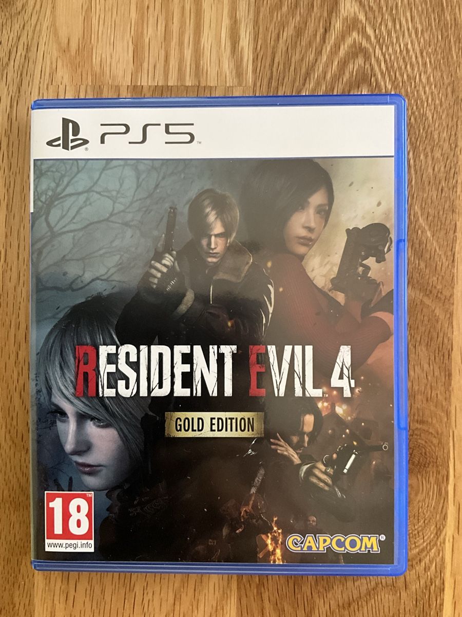 Spiele: Resident Evil 4 Gold Edition PS5 Spiel neuwertig Code unbenu – Gebraucht aus Luzern von Eureedudeheit