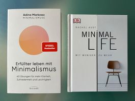 2 Bücher über Minimalismus - neuwertiger Zustand
