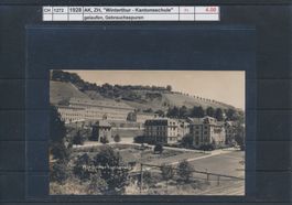 1928 AK, ZH, "Winterthur - Kantonsschule", gelaufen