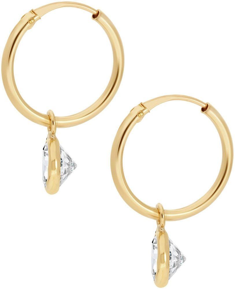 Ohrringe & -stecker: 375 Ohrschmuck Ohrringe Solitär – Neu und originalverpackt aus Hemmental von Goldwelt2 2