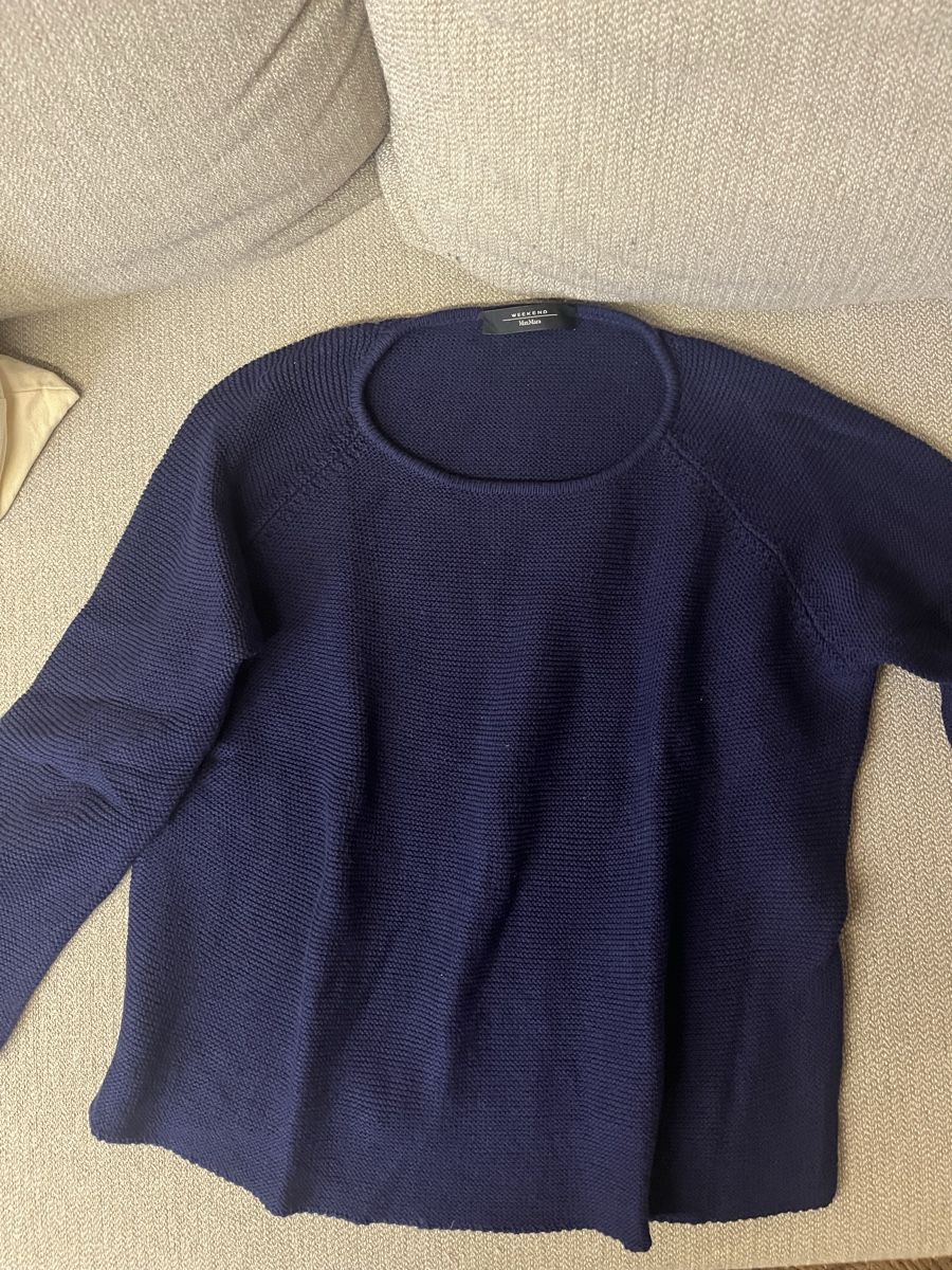 Max Mara Maglioni & Felpe: Pullover Weekend Max Mara dunkelblau guter Zustand – Usato da Schaffhausen venduto da juf_98r9