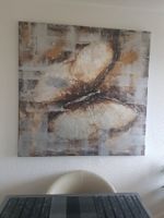 Grosses Wandbild, Motiv abstrakt, 120 x 120 cm, Top Zustand
