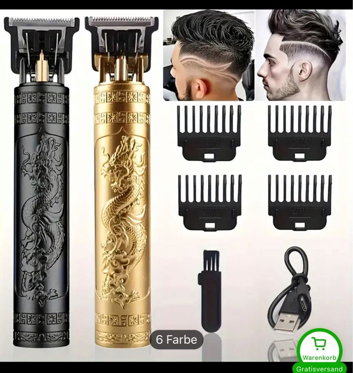 Professioneller Haarschneider Für Herren – Schnurlos, Wiederaufladbar, Mit Kantenschneider & Barttrimmer