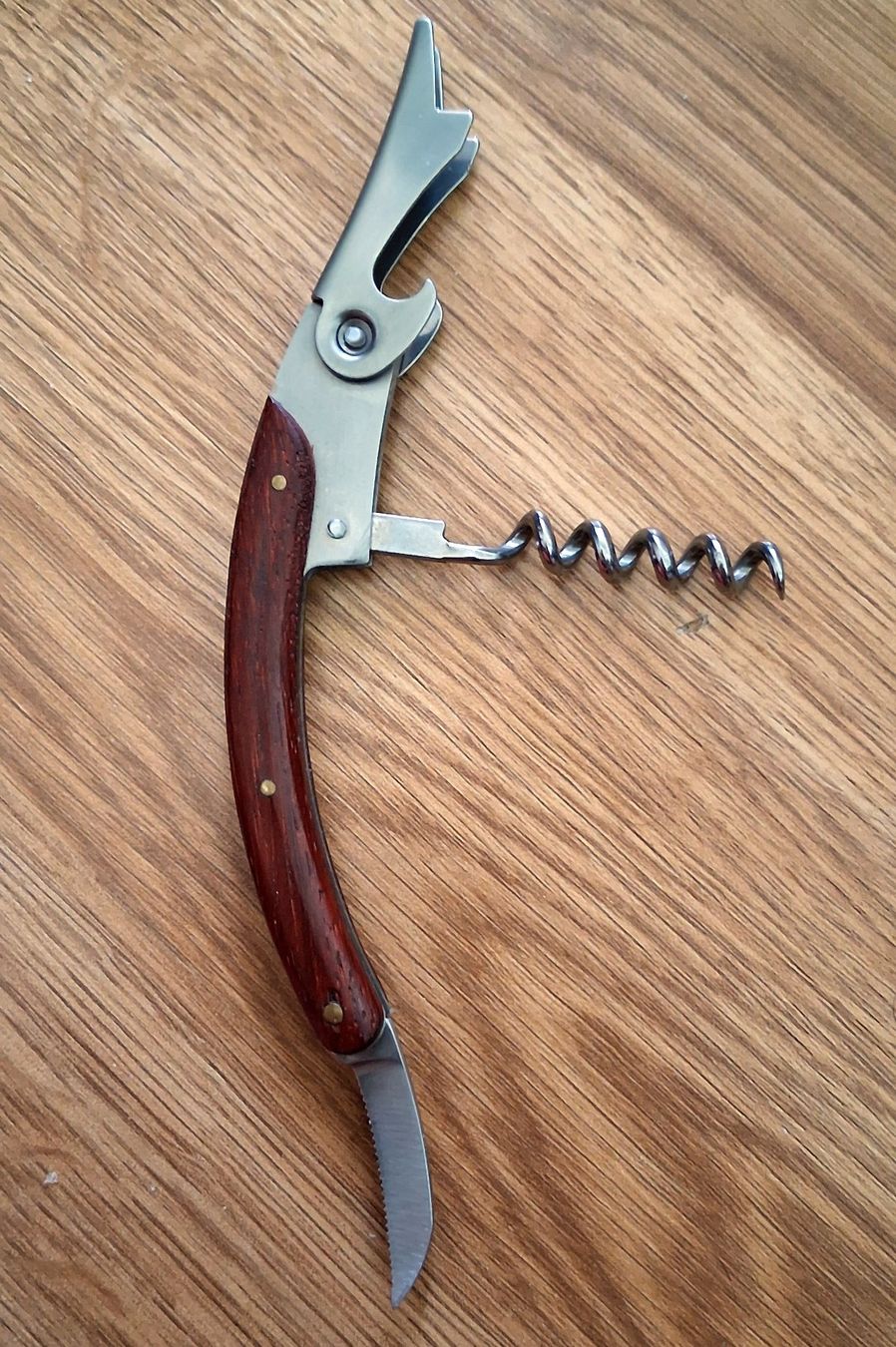 Apribottiglie & Tappi per chiusura: 2x Kellnermesser / Sommelier-Korkenzieher – Weinöffner-Set – Usato da Kloten venduto da Frigo_1 6