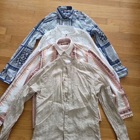 Camicie uomo taglia M, come nuove, set mix colori