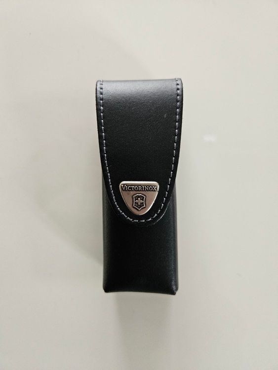 Leder-Etui Schwarz Bis 7 Lagen | Taschenmesser & Multitools