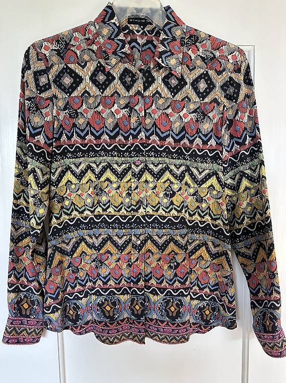 Etro Camicette: Etro Seiden Bluse gemustert IT42/DE38 – Usato da Zürich venduto da jul_wq9c