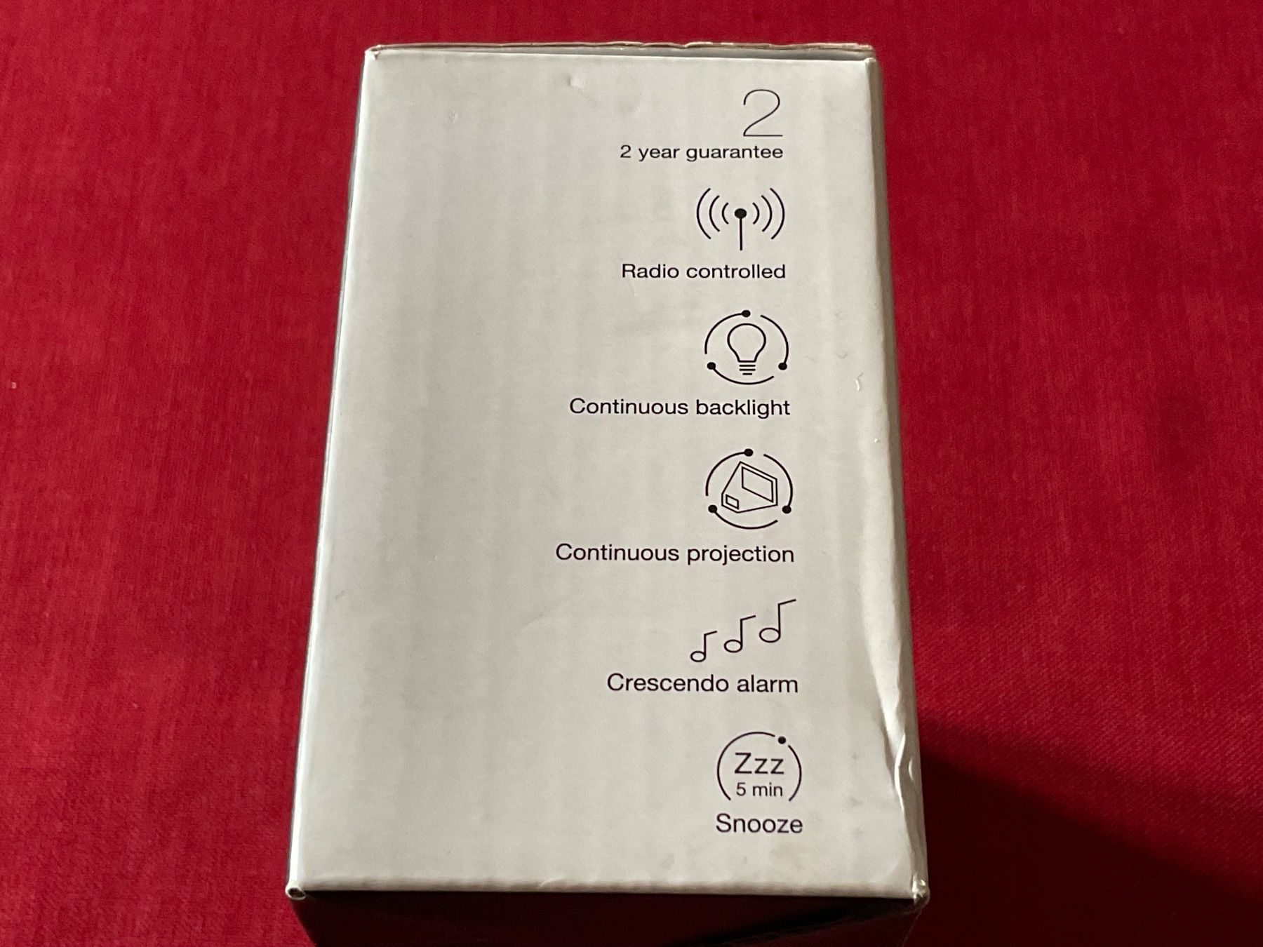 Sveglie: Wecker mit Projektion Braun BC15B-DGF, neu! – Nuovo e nell'imballaggio originale da Lugano venduto da Persepolis 3