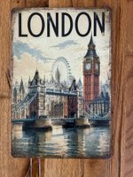 London - schönes Blechschild - 20x30 CM - neu!!!
