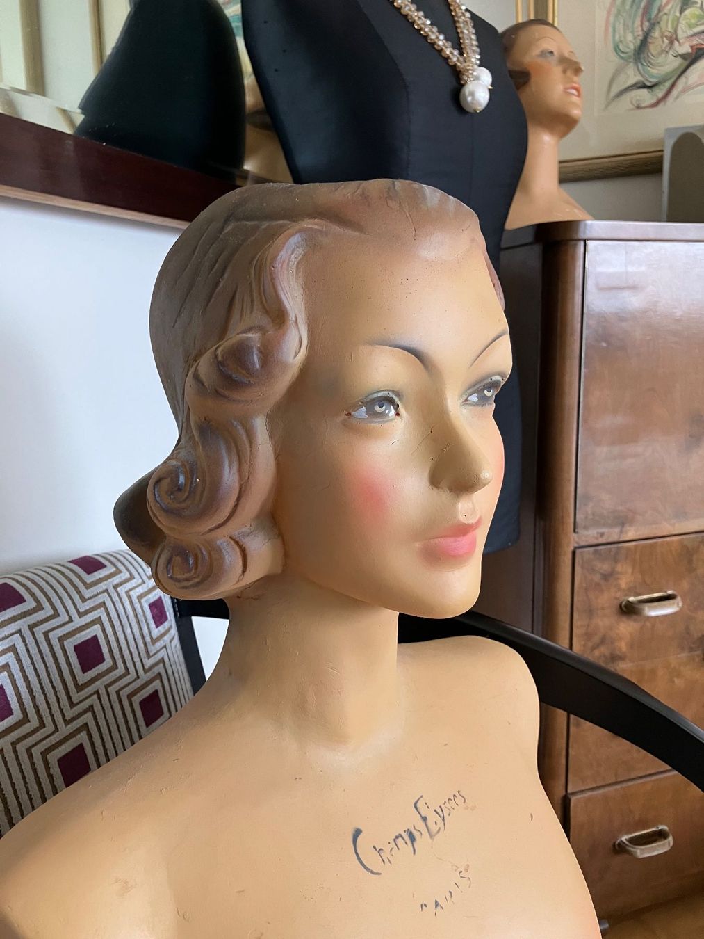 Ladenausstattungen & Messebau: Busto di manichino anni '50 francese – Gebraucht aus Rancate von FiorAngela011 2