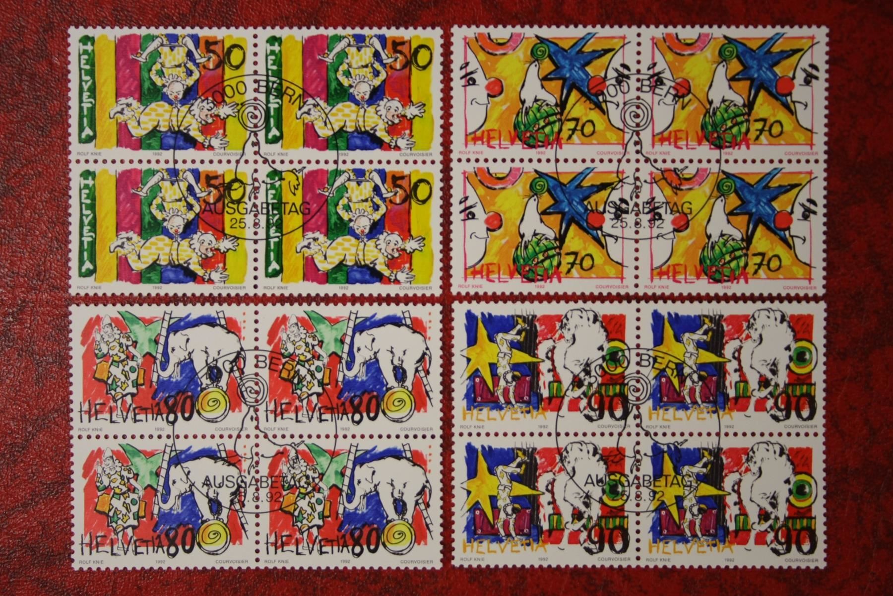 Alle Briefmarken: 1992: 832 + 835 ET. mit Gummi – Neu (gemäss Beschreibung) aus Deitingen von Lglobi