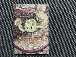 Pokemon Geodude Holo Topps Chrome Series 1