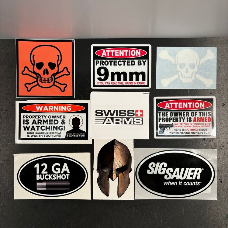 >TOP: Set Sticker Aufkleber aus USA WAFFE MILITÄR PREPPER (Neu und ...