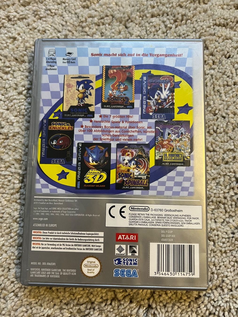 Nintendo Giochi: Sonic Mega Collection für Nintendo GameCube – Usato da Winkel venduto da RiMa95 2