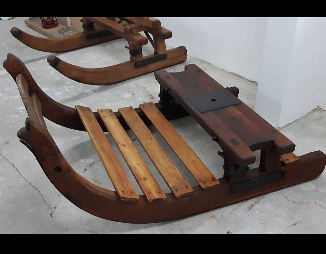 Slitta: Holzfällerschlitten,  restauriert. Deko od. Austellfläche – Usato da Siblingen venduto da rantiques 3