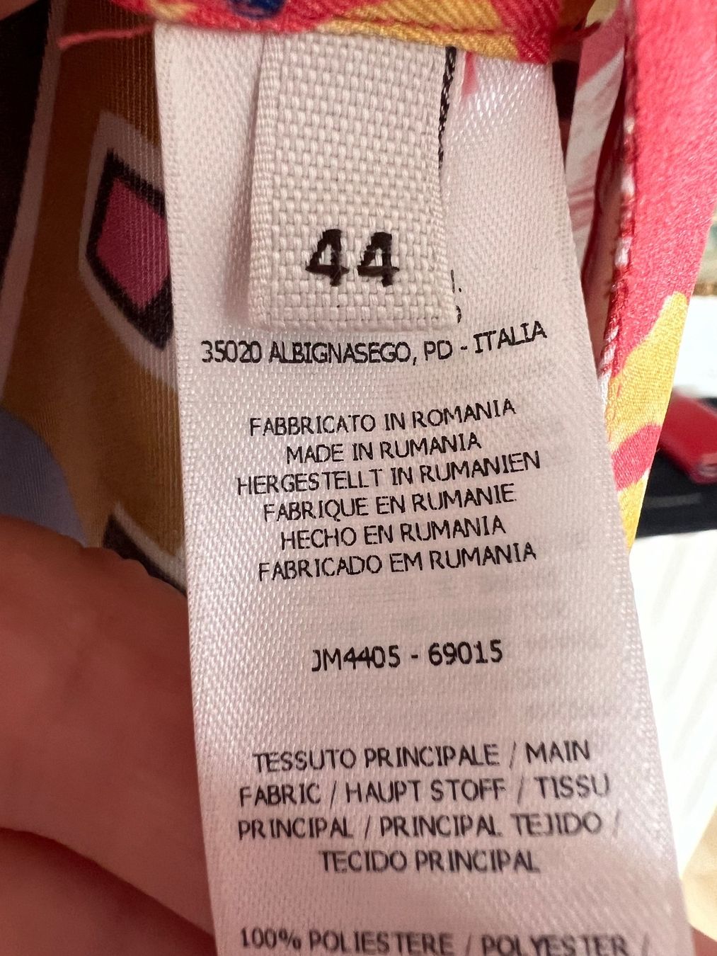 Maliparmi Camicette: MALIPARMI Bluse bunt gemustert Gr. 38/40 – Usato da Zürich venduto da Girasole232 5