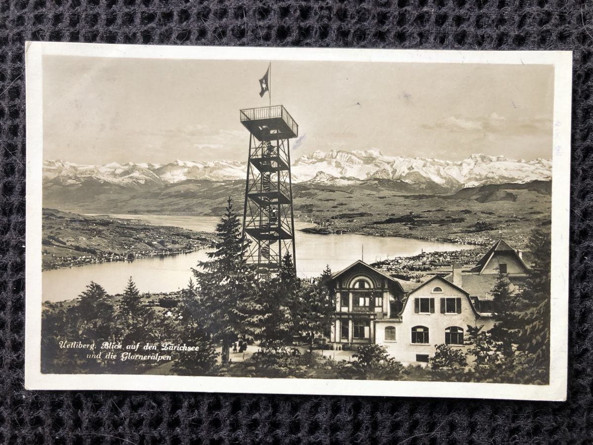 Cartoline postali: Ansichtskarte Uetliberg Zürich – Usato da Näfels venduto da fritzjk