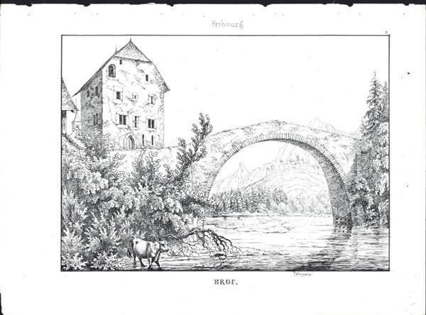 Stiche: Broc  von Wagner 1840 – Gebraucht aus Rafz von Helvet32