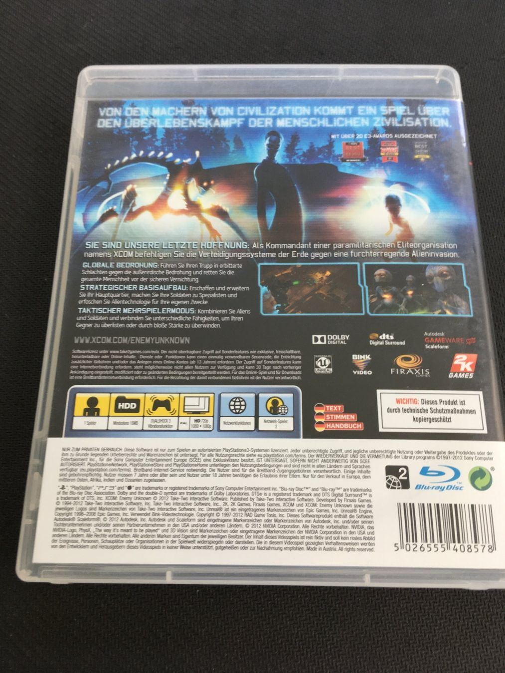 Sony Giochi: XCOM: Enemy Unknown - Playstation 3 / PS3 – Usato da St.Gallen venduto da Punktchen01 1