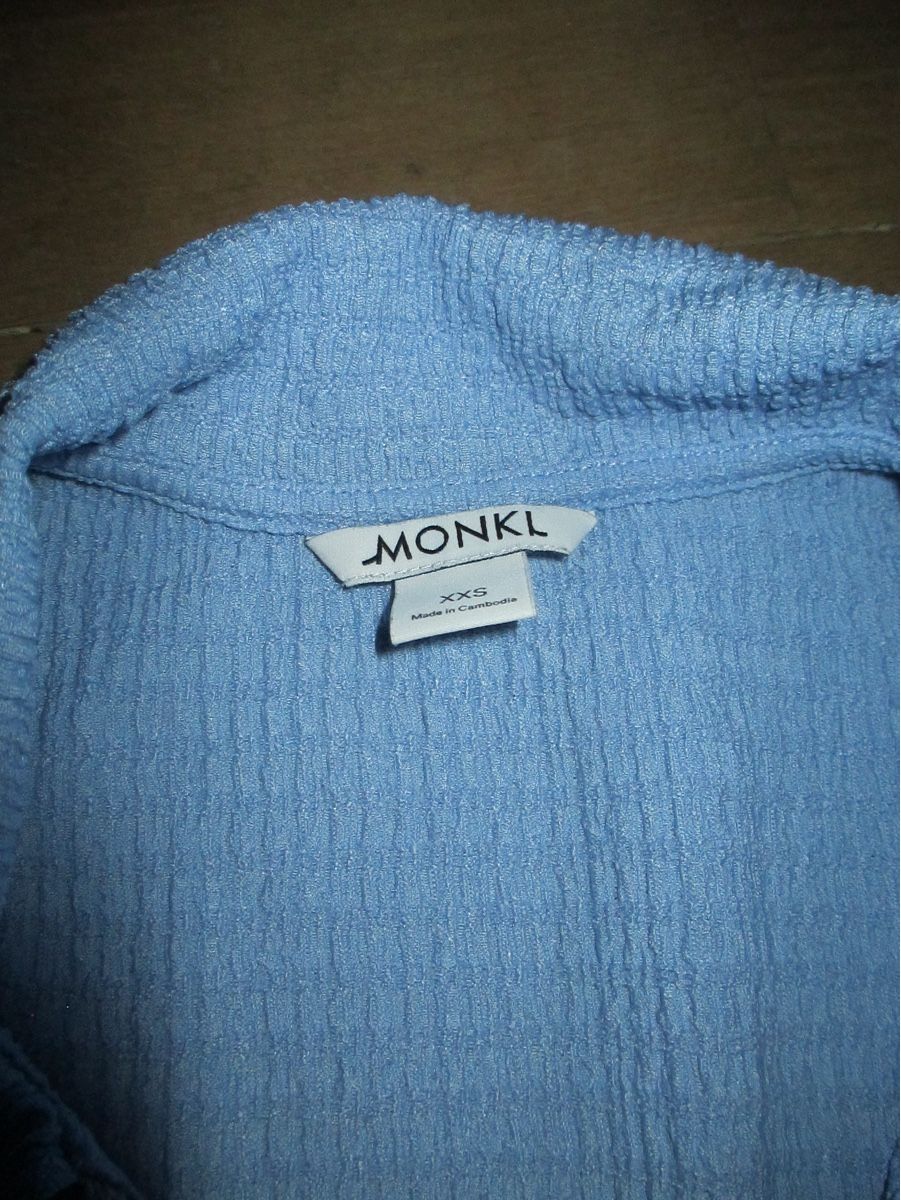 Monki Blusen: hellblaue Monki Bluse Oberteil XXS – Neu (gemäss Beschreibung) aus Stäfa von jo1735 1
