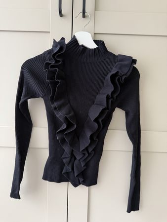 Damen Pullover schwarz - Grösse S