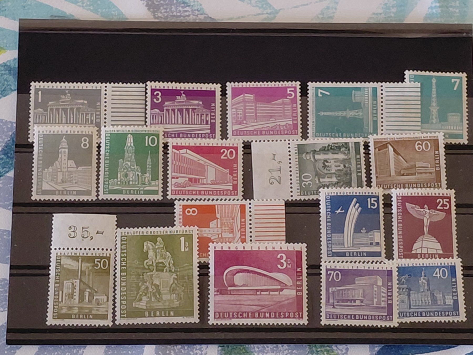 Tous les timbres: Schöner Satz Berlin 1956 postfrisch – Neuf (Voir description) à Horw par Onurb008