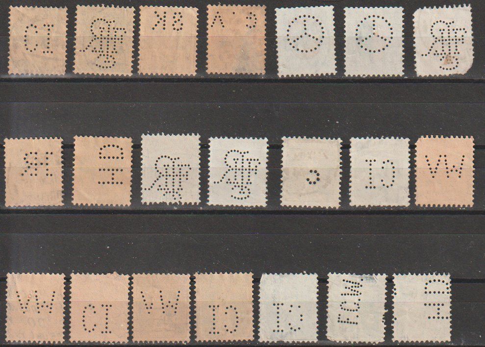 Alle Briefmarken: Perfins Helvetia et divers – Gebraucht aus Crans-Montana von kira56