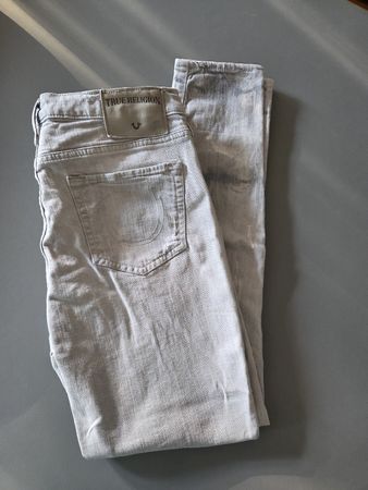 Jeans True Religion Damen hellgrau Grösse 40 guter Zustand
