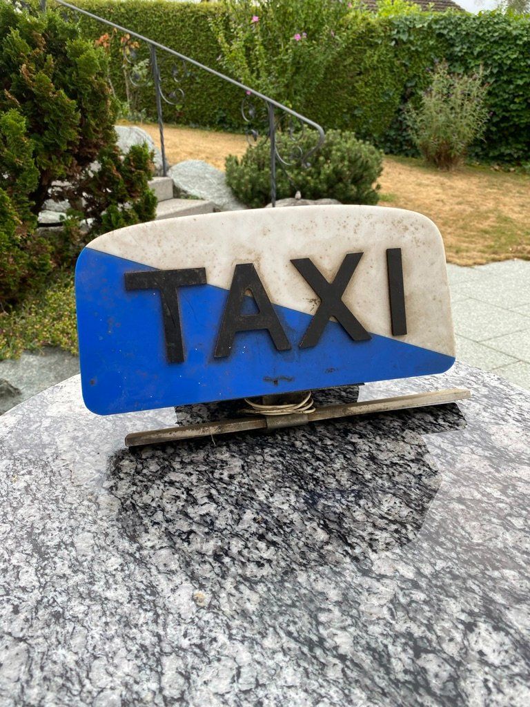 Alle Dekorationen: TAXI Tafel – Gebraucht aus Wetzikon ZH von JAG50