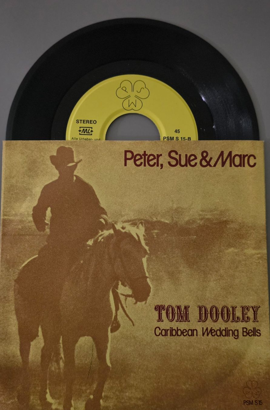 Dischi in vinile: Peter, Sue & Marc Single – Tom Dooley – Usato da Root venduto da atelier22