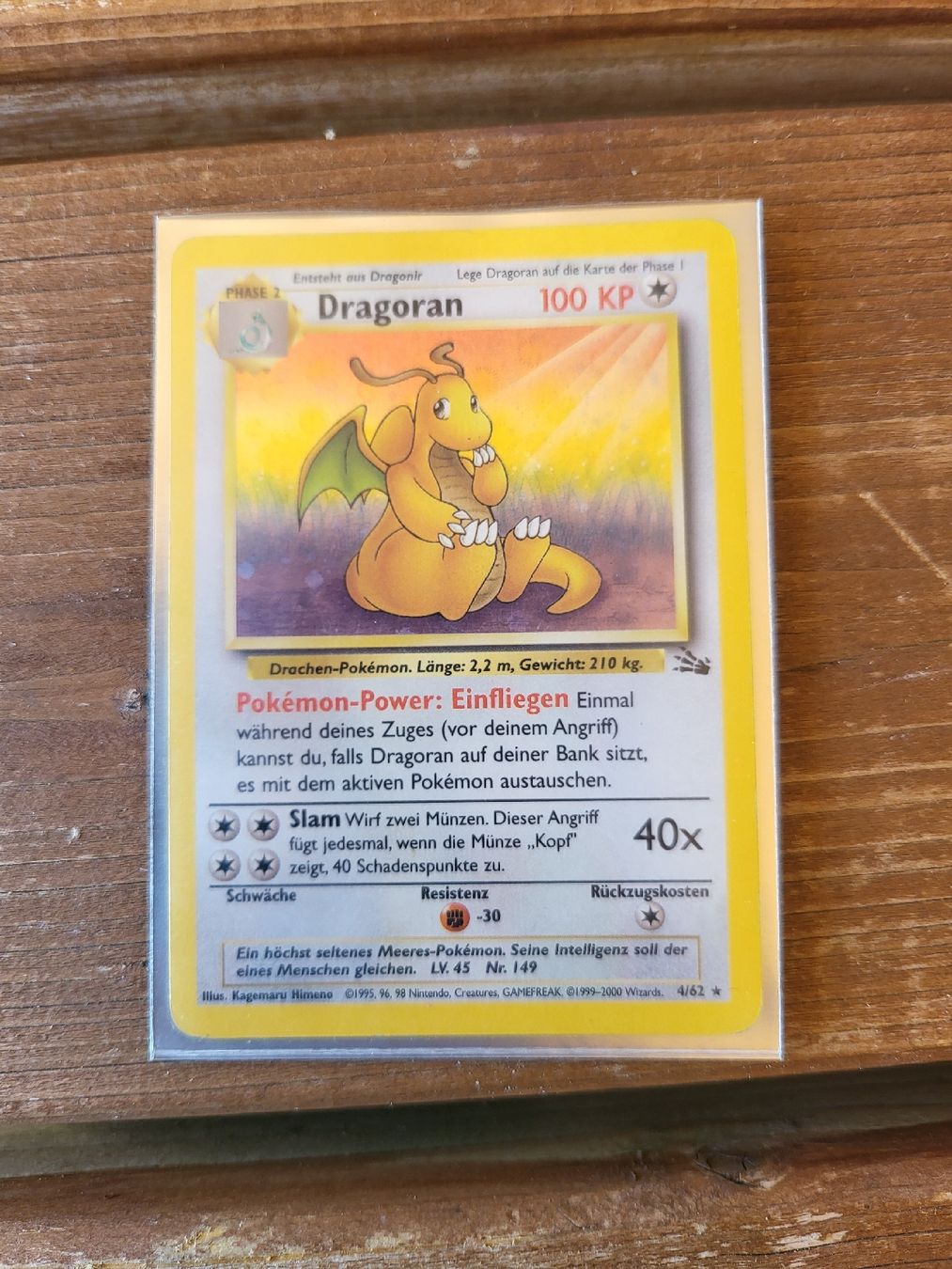 Pokémon Carte collezionabili: dragoran Fosill HOLO  – Usato da Wynau venduto da Ziegler_Secondhand