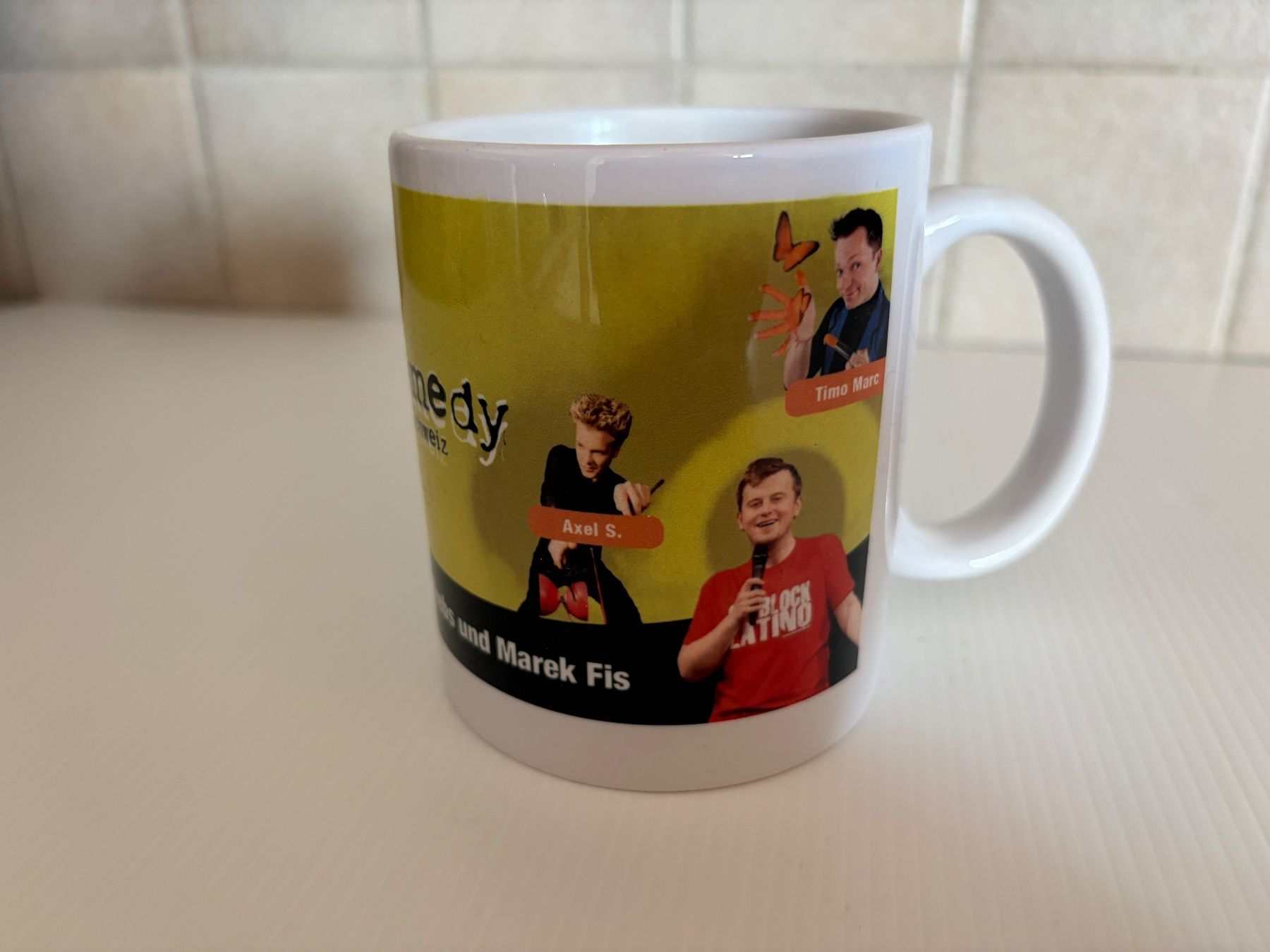 Tazze: Henkeltasse mit Comedy Motiv – Nuovo e nell'imballaggio originale da Herrenhof venduto da Orchidee63 2