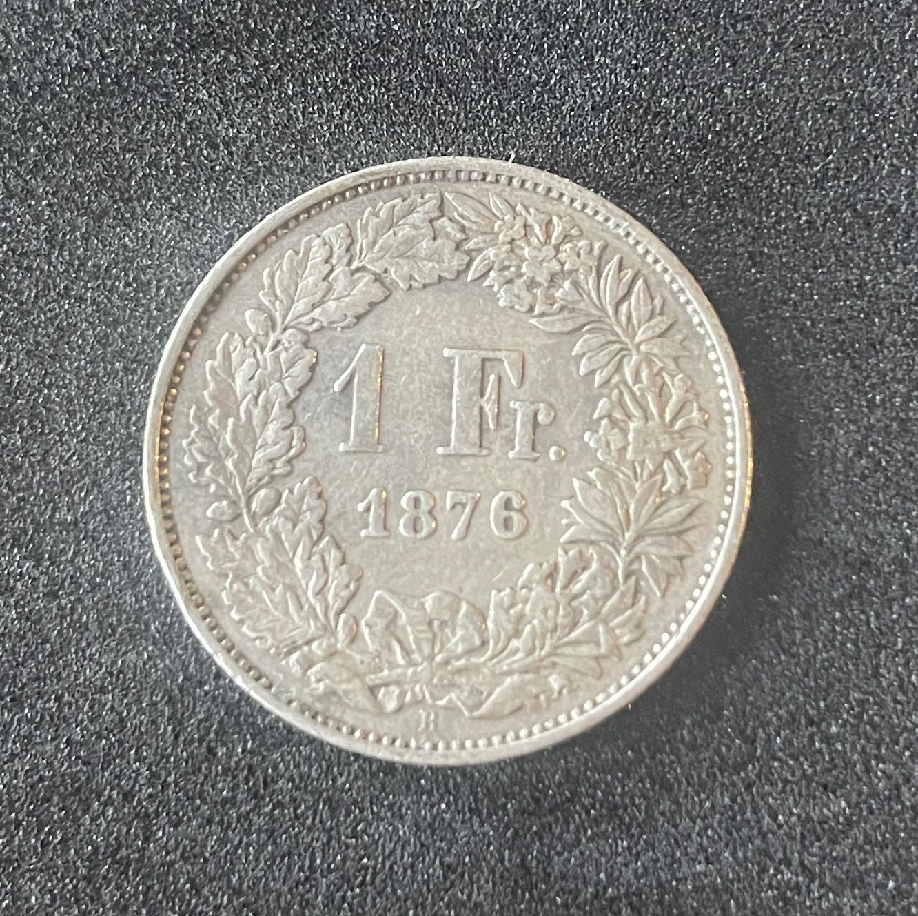 Toutes les monnaies: 1 Franken Silber 1876 Unz – D'occasion à Les Bayards par Kreuch