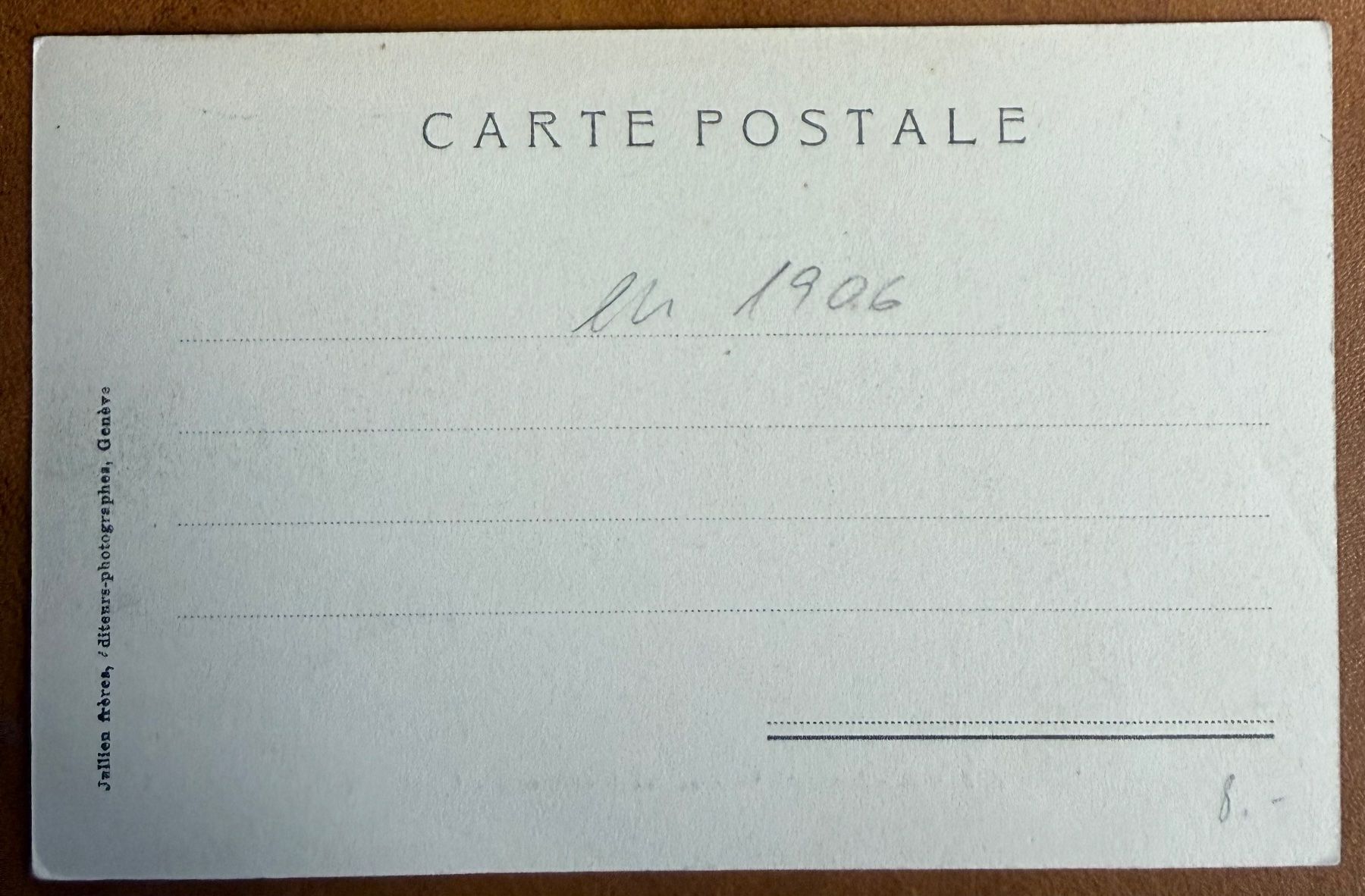Cartoline postali: Ormonts Dessus - La Murée 1906 – Usato da Lutry venduto da Ediego 1